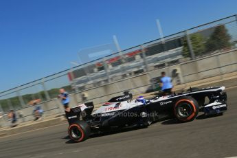 World © Octane Photographic Ltd. Formula 1 - Young Driver Test - Silverstone. Friday 19th July 2013. Day 3. Williams FW35 - Susie Wolff. Digital Ref :  0755lw1d9950