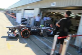 World © Octane Photographic Ltd. Formula 1 - Young Driver Test - Silverstone. Friday 19th July 2013. Day 3. Sauber C32 - Kimiya Sato. Digital Ref : 0755lw1d9884