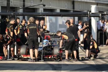 World © Octane Photographic Ltd. Formula 1 - Young Driver Test - Silverstone. Friday 19th July 2013. Day 3. Lotus F1 Team E21 – Nicolas Prost. Digital Ref :  0755lw1d9902