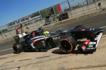 World © Octane Photographic Ltd. Formula 1 - Young Driver Test - Silverstone. Friday 19th July 2013. Day 3. Sauber C32 - Kimiya Sato. Digital Ref :  0755lw1d9985