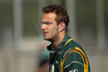 World © Octane Photographic Ltd. Formula 1 - Young Driver Test - Silverstone. Friday 19th July 2013. Day 3. Caterham F1 Team CT03 – Giedo van der Garde. Digital Ref : 0755lw1d9936