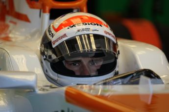 World © Octane Photographic Ltd. Formula 1 - Young Driver Test - Silverstone. Friday 19th July 2013. Day 3. Sahara Force India VJM06  - Adrian Sutil. Digital Ref :  0755lw1d9985