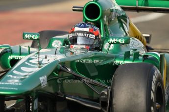 World © Octane Photographic Ltd. Formula 1 - Young Driver Test - Silverstone. Thursday 18th July 2013. Day 2. Caterham F1 Team CT03 – Will Stevens. Digital Ref : 0753lw1d6110