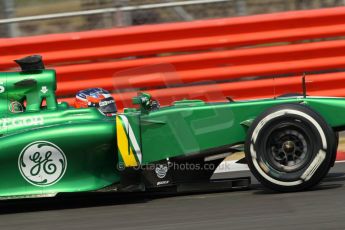 World © Octane Photographic Ltd. Formula 1 - Young Driver Test - Silverstone. Thursday 18th July 2013. Day 2. Caterham F1 Team CT03 – Will Stevens. Digital Ref : 0753lw1d6233