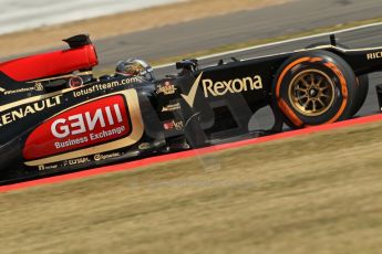 World © Octane Photographic Ltd. Formula 1 - Young Driver Test - Silverstone. Thursday 18th July 2013. Day 2. Lotus F1 Team E21 - Davide Valsecchi. Digital Ref : 0753lw1d6276