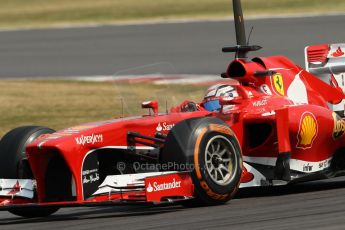 World © Octane Photographic Ltd. Formula 1 - Young Driver Test - Silverstone. Thursday 18th July 2013. Day 2. Scuderia Ferrari F138 - Davide Rigon. Digital Ref : 0753lw1d6296