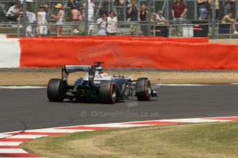 World © Octane Photographic Ltd. Formula 1 - Young Driver Test - Silverstone. Thursday 18th July 2013. Day 2. Williams FW35 - Pastor Maldonado. Digital Ref : 0753lw1d6350