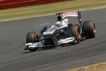 World © Octane Photographic Ltd. Formula 1 - Young Driver Test - Silverstone. Thursday 18th July 2013. Day 2. Williams FW35 - Pastor Maldonado. Digital Ref : 0753lw1d6385