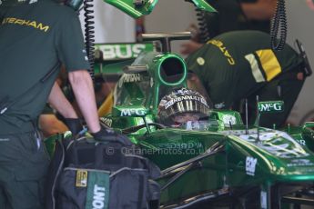 World © Octane Photographic Ltd. Formula 1 - Young Driver Test - Silverstone. Thursday 18th July 2013. Day 2. Caterham F1 Team CT03 – Will Stevens. Digital Ref : 0753lw1d6403