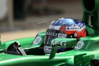 World © Octane Photographic Ltd. Formula 1 - Young Driver Test - Silverstone. Thursday 18th July 2013. Day 2. Caterham F1 Team CT03 – Will Stevens. Digital Ref : 0753lw1d6438