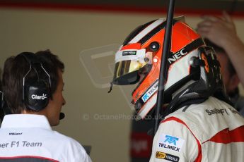 World © Octane Photographic Ltd. Formula 1 - Young Driver Test - Silverstone. Thursday 18th July 2013. Day 2. Sauber C32 - Nico Hülkenberg. Digital Ref : 0753lw1d6491