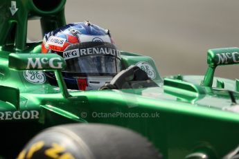 World © Octane Photographic Ltd. Formula 1 - Young Driver Test - Silverstone. Thursday 18th July 2013. Day 2. Caterham F1 Team CT03 – Will Stevens. Digital Ref :  0753lw1d6535