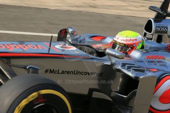 World © Octane Photographic Ltd. Formula 1 - Young Driver Test - Silverstone. Thursday 18th July 2013. Day 2. Vodafone McLaren Mercedes MP4/28 - Oliver Turvey. Digital Ref : 0753lw1d9132