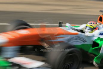 World © Octane Photographic Ltd. Formula 1 - Young Driver Test - Silverstone. Thursday 18th July 2013. Day 2. Sahara Force India VJM06  - James Calado. Digital Ref : 0753lw1d9151