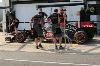 World © Octane Photographic Ltd. Formula 1 - Young Driver Test - Silverstone. Thursday 18th July 2013. Day 2. Lotus F1 Team E21 - Davide Valsecchi. Digital Ref : 0753lw1d9162