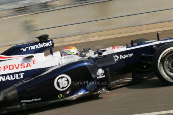 World © Octane Photographic Ltd. Formula 1 - Young Driver Test - Silverstone. Thursday 18th July 2013. Day 2. Williams FW35 - Pastor Maldonado. Digital Ref : 0753lw1d9198