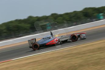 World © Octane Photographic Ltd. Formula 1 - Young Driver Test - Silverstone. Thursday 18th July 2013. Day 2. Vodafone McLaren Mercedes MP4/28 - Oliver Turvey. Digital Ref : 0753lw1d9276