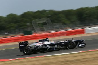 World © Octane Photographic Ltd. Formula 1 - Young Driver Test - Silverstone. Thursday 18th July 2013. Day 2. Williams FW35 - Pastor Maldonado. Digital Ref : 0753lw1d9302