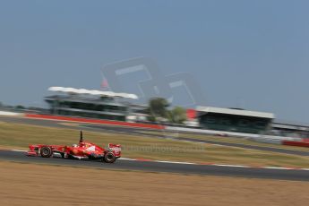 World © Octane Photographic Ltd. Formula 1 - Young Driver Test - Silverstone. Thursday 18th July 2013. Day 2. Scuderia Ferrari F138 - Davide Rigon. Digital Ref : 0753lw1d9501