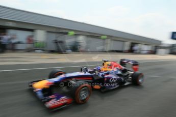 World © Octane Photographic Ltd. Formula 1 - Young Driver Test - Silverstone. Thursday 18th July 2013. Day 2. Infiniti Red Bull Racing RB9 - Daniel Ricciardo. Digital Ref : 0753lw1d9616