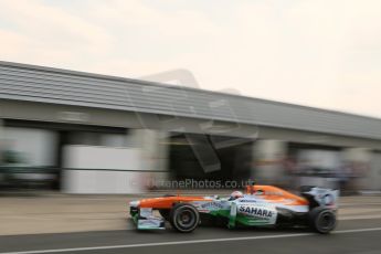 World © Octane Photographic Ltd. Formula 1 - Young Driver Test - Silverstone. Thursday 18th July 2013. Day 2. Sahara Force India VJM06 - Paul Di Resta. Digital Ref : 0753lw1d9665