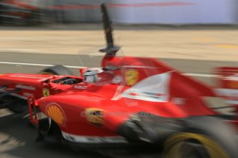 World © Octane Photographic Ltd. Formula 1 - Young Driver Test - Silverstone. Thursday 18th July 2013. Day 2. Scuderia Ferrari F138 - Davide Rigon. Digital Ref : 0753lw1d9677