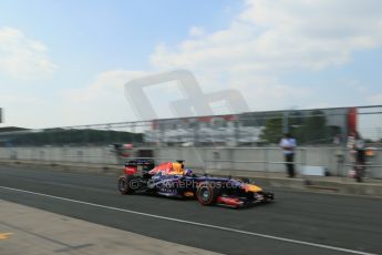 World © Octane Photographic Ltd. Formula 1 - Young Driver Test - Silverstone. Thursday 18th July 2013. Day 2. Infiniti Red Bull Racing RB9 - Daniel Ricciardo. Digital Ref : 0753lw1d9704