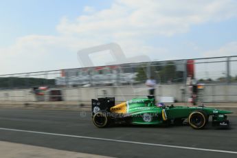 World © Octane Photographic Ltd. Formula 1 - Young Driver Test - Silverstone. Thursday 18th July 2013. Day 2. Caterham F1 Team CT03 – Will Stevens. Digital Ref :  0753lw1d9711