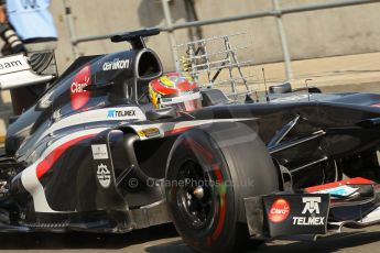 World © Octane Photographic Ltd. Formula 1 - Young Driver Test - Silverstone. Wednesday 17th July 2013. Day 1. Sauber C32 - Robin Frijns. Digital Ref : 0752lw1d5661