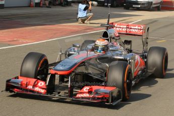 World © Octane Photographic Ltd. Formula 1 - Young Driver Test - Silverstone. Wednesday 17th July 2013. Day 1. Vodafone McLaren Mercedes MP4/28 - Kevin Magnussen. Digital Ref : 0752lw1d5681