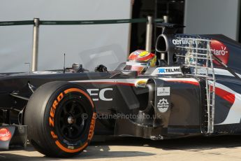 World © Octane Photographic Ltd. Formula 1 - Young Driver Test - Silverstone. Wednesday 17th July 2013. Day 1. Sauber C32 - Robin Frijns. Digital Ref : 0752lw1d5821