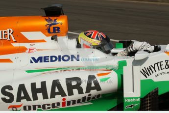 World © Octane Photographic Ltd. Formula 1 - Young Driver Test - Silverstone. Wednesday 17th July 2013. Day 1. Sahara Force India VJM06 - James Calado. Digital Ref : 0752lw1d5850