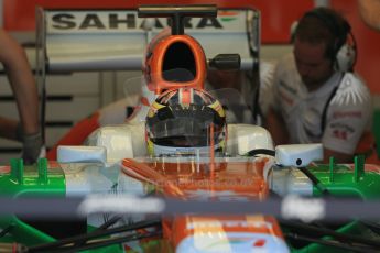 World © Octane Photographic Ltd. Formula 1 - Young Driver Test - Silverstone. Wednesday 17th July 2013. Day 1. Sahara Force India VJM06 - James Calado. Digital Ref : 0752lw1d8432