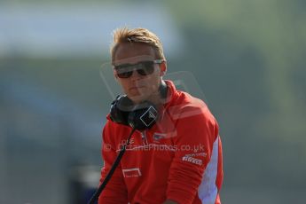 World © Octane Photographic Ltd. Formula 1 - Young Driver Test - Silverstone. Wednesday 17th July 2013. Day 1. Marussia F1 Team MR02 – Max Chilton. Digital Ref : 0752lw1d8437