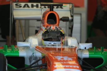 World © Octane Photographic Ltd. Formula 1 - Young Driver Test - Silverstone. Wednesday 17th July 2013. Day 1. Sahara Force India VJM06 - James Calado. Digital Ref : 0752lw1d8452