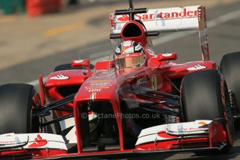 World © Octane Photographic Ltd. Formula 1 - Young Driver Test - Silverstone. Wednesday 17th July 2013. Day 1. Scuderia Ferrari F138 - Davide Rigon. Digital Ref : 0752lw1d8545