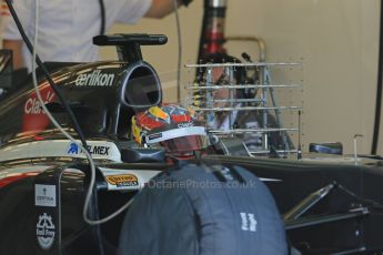 World © Octane Photographic Ltd. Formula 1 - Young Driver Test - Silverstone. Wednesday 17th July 2013. Day 1. Sauber C32 - Robin Frijns. Digital Ref : 0752lw1d8551