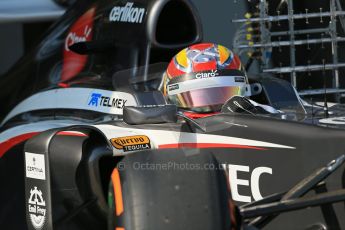 World © Octane Photographic Ltd. Formula 1 - Young Driver Test - Silverstone. Wednesday 17th July 2013. Day 1. Sauber C32 - Robin Frijns. Digital Ref : 0752lw1d8560