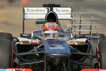 World © Octane Photographic Ltd. Formula 1 - Young Driver Test - Silverstone. Wednesday 17th July 2013. Day 1. Sauber C32 - Robin Frijns. Digital Ref : 0752lw1d8609