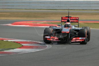 World © Octane Photographic Ltd. Formula 1 - Young Driver Test - Silverstone. Wednesday 17th July 2013. Day 1. Vodafone McLaren Mercedes MP4/28 - Kevin Magnussen. Digital Ref : 0752lw1d8644