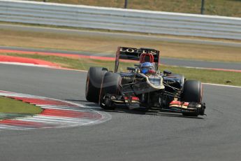 World © Octane Photographic Ltd. Formula 1 - Young Driver Test - Silverstone. Wednesday 17th July 2013. Day 1. Lotus F1 Team E21 - Nicolas Prost. Digital Ref : 0752lw1d8664