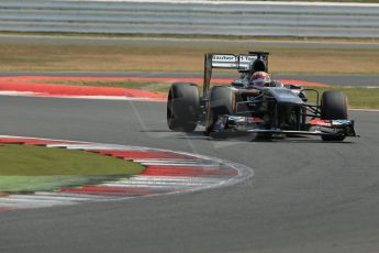 World © Octane Photographic Ltd. Formula 1 - Young Driver Test - Silverstone. Wednesday 17th July 2013. Day 1. Sauber C32 - Robin Frijns. Digital Ref : 0752lw1d8669