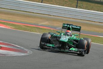 World © Octane Photographic Ltd. Formula 1 - Young Driver Test - Silverstone. Wednesday 17th July 2013. Day 1. Caterham F1 Team CT03 - Alex Rossi. Digital Ref : 0752lw1d8676