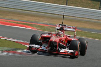 World © Octane Photographic Ltd. Formula 1 - Young Driver Test - Silverstone. Wednesday 17th July 2013. Day 1. Scuderia Ferrari F138 - Davide Rigon. Digital Ref : 0752lw1d8687