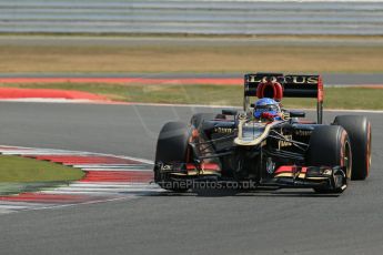 World © Octane Photographic Ltd. Formula 1 - Young Driver Test - Silverstone. Wednesday 17th July 2013. Day 1. Lotus F1 Team E21 - Nicolas Prost. Digital Ref : 0752lw1d8695
