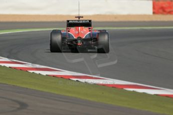 World © Octane Photographic Ltd. Formula 1 - Young Driver Test - Silverstone. Wednesday 17th July 2013. Day 1. Marussia F1 Team MR02 - Tio Ellinas. Digital Ref : 0752lw1d8719