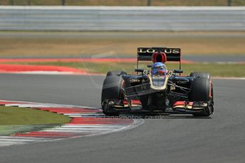 World © Octane Photographic Ltd. Formula 1 - Young Driver Test - Silverstone. Wednesday 17th July 2013. Day 1. Lotus F1 Team E21 - Nicolas Prost. Digital Ref : 0752lw1d8735