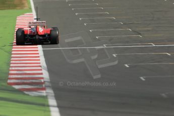 World © Octane Photographic Ltd. Formula 1 - Young Driver Test - Silverstone. Wednesday 17th July 2013. Day 1. Scuderia Ferrari F138 - Davide Rigon. Digital Ref : 0752lw1d8804