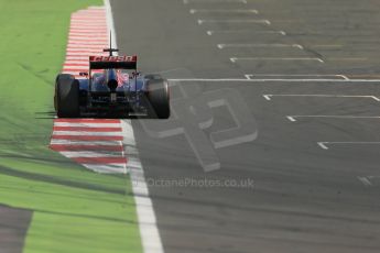 World © Octane Photographic Ltd. Formula 1 - Young Driver Test - Silverstone. Wednesday 17th July 2013. Day 1. Scuderia Toro Rosso STR8 - Johnny Cecotto Jr. Digital Ref : 0752lw1d8809