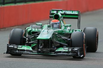 World © Octane Photographic Ltd. Formula 1 - Young Driver Test - Silverstone. Wednesday 17th July 2013. Day 1. Caterham F1 Team CT03 - Alex Rossi. Digital Ref : 0752lw1d8840